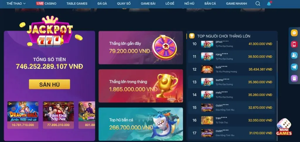 Các trò chơi nổi bật tại AE555